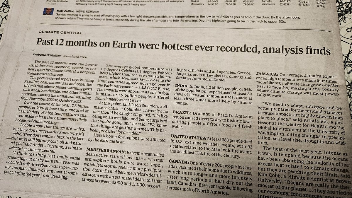 Meanwhile, this just keeps happening. 
#ClimateCrisis #ORpol #ORClimateAction