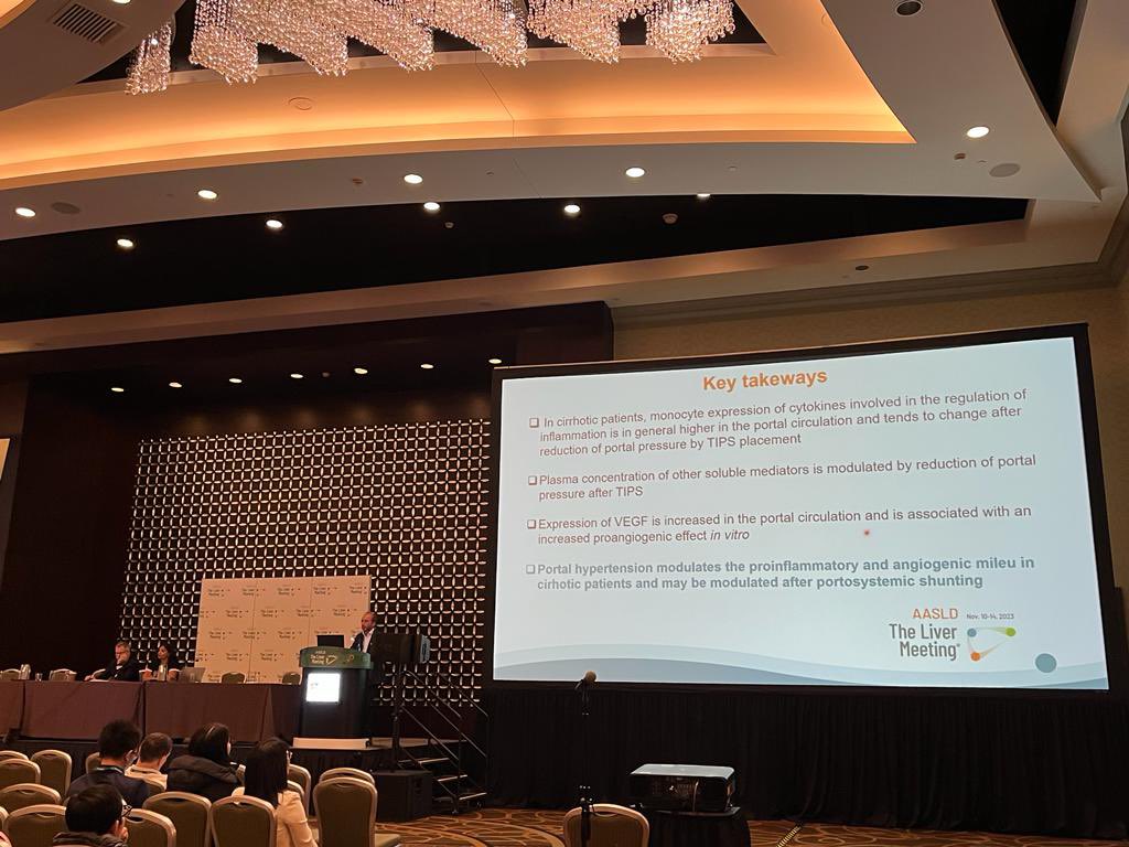 Presenting data on modulation of monocyte cytokine expression in patients with TIPS at #TLM2023  
#dmsc #LiverTwitter