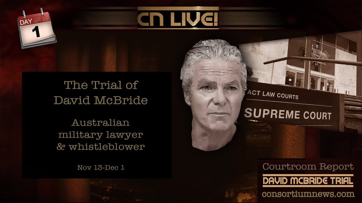 We are inside courtroom 7 at the Supreme Court in Canberra where the case against whistleblower David McBride is about to begin. #DavidMcBride

Tweets will be on this thread.