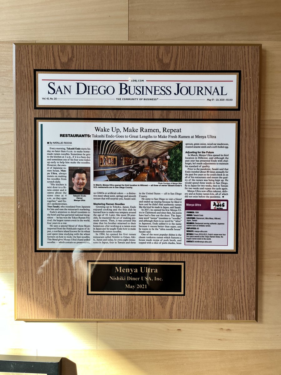 saw one of my old stories out in the wild while grabbing lunch and it made my day!! 😊🍜