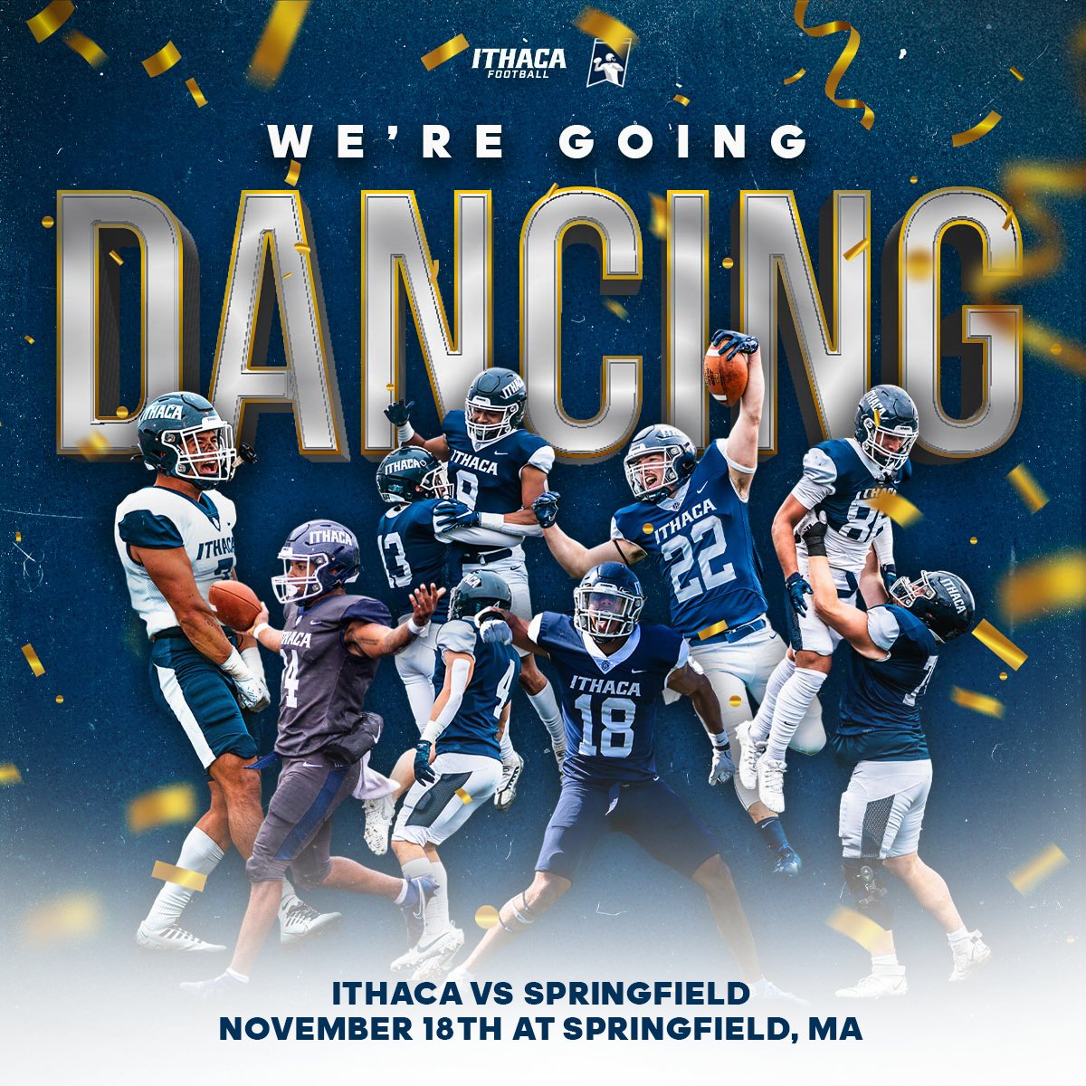 The Bombers are headed east! First round playoff game against Springfield College Saturday November 18th!

#OneBeat | #GoBombers