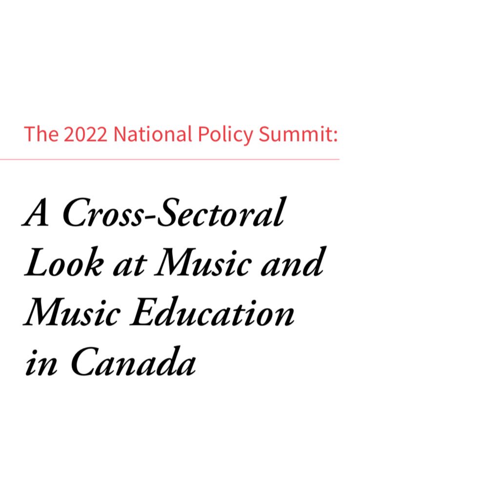 Join us on Thursday evening for a virtual Town Hall to discuss this new report. 

This report was developed from our National Music Education Policy Symposium and our Policy Summit. 

Register here 

form.jotform.com/233104358072247