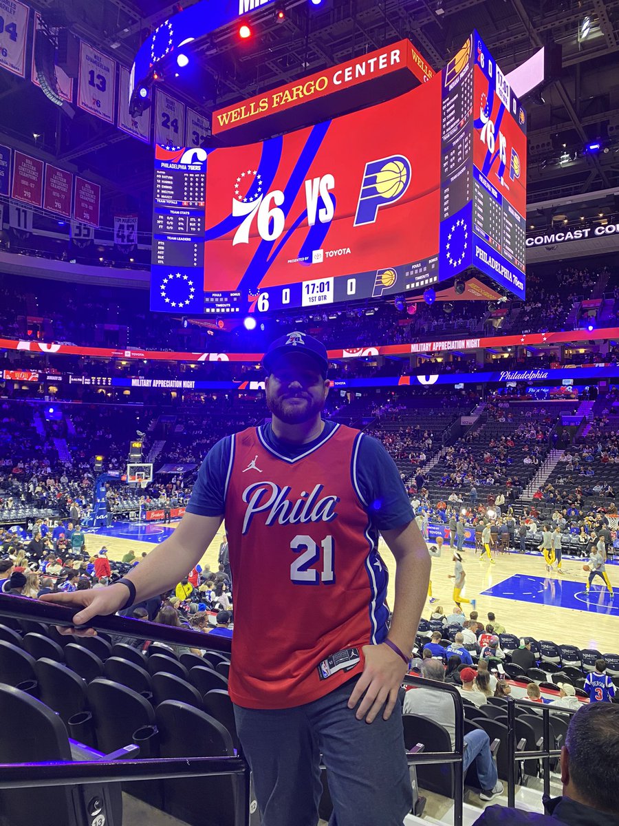 About to have myself an evening. Let’s go Sixers!!!!

#BrotherlyLove #HereTheyCome #TrustTheProcess