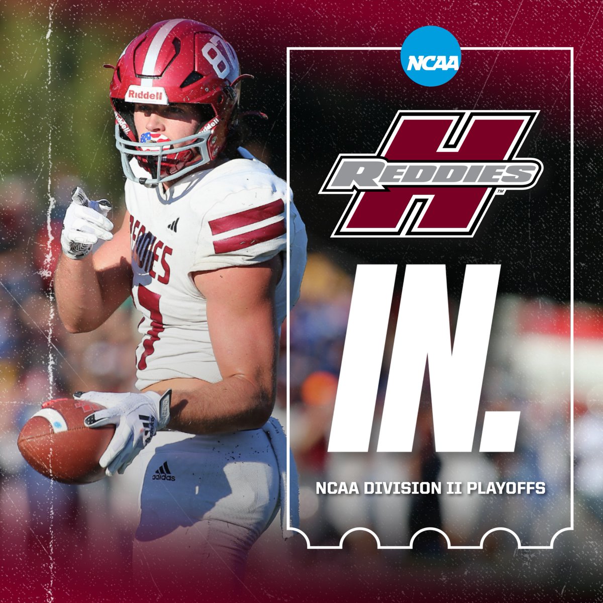 The Reddies are 𝘿𝘼𝙉𝘾𝙄𝙉𝙂! 🕺 Henderson State has earned a bid to the 2023 @NCAADII Playoffs in Super Region 3 and will take on Central Missouri on Saturday in Warrensburg! It is HSU’s first trip to the NCAA Playoffs since 2015! 🔗 - bit.ly/3MBKGYD #CodeRed