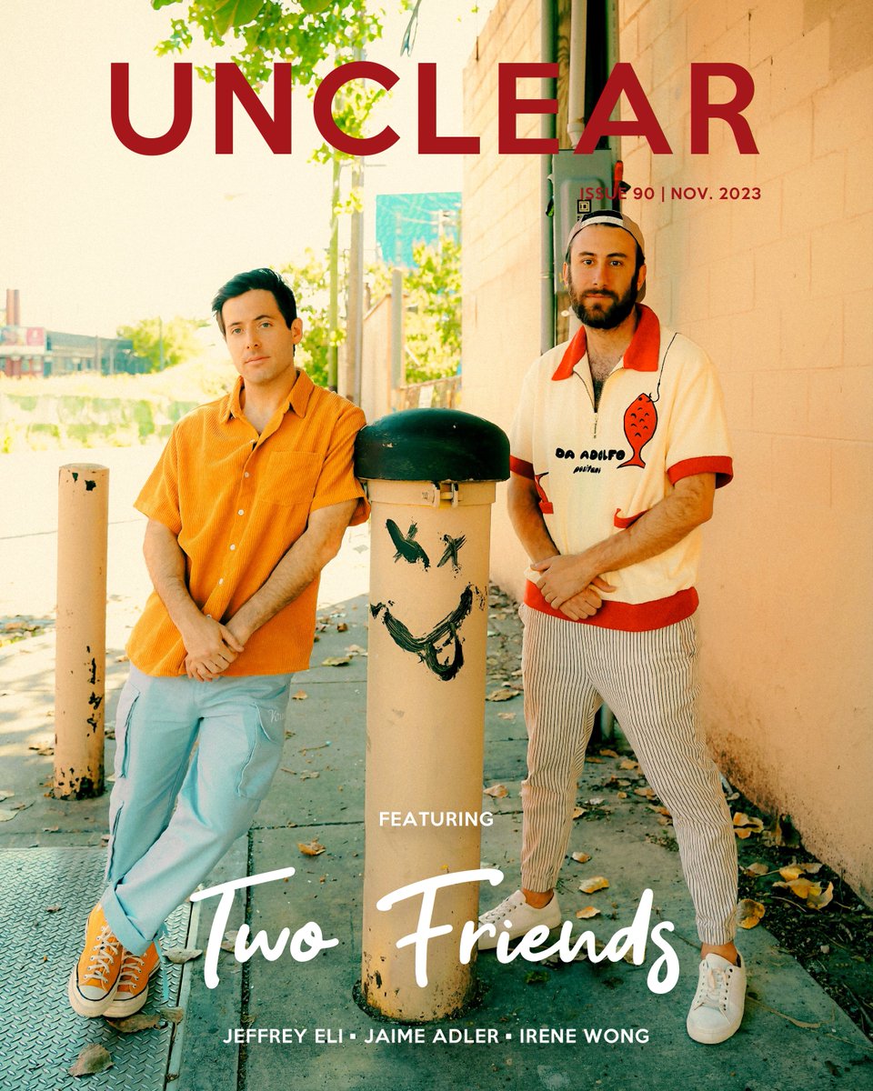 unclearmag's tweet photo. Our November issue featuring @twofriendsmusic, @itsjeffreymusic, @thejaimeadler, #IreneWong + more is out now! Read here: https://t.co/wDcFMZoMnh 

cover photo shot by @camiliberty 
cover story article by @okkayleewyd https://t.co/qgD4prjuVb