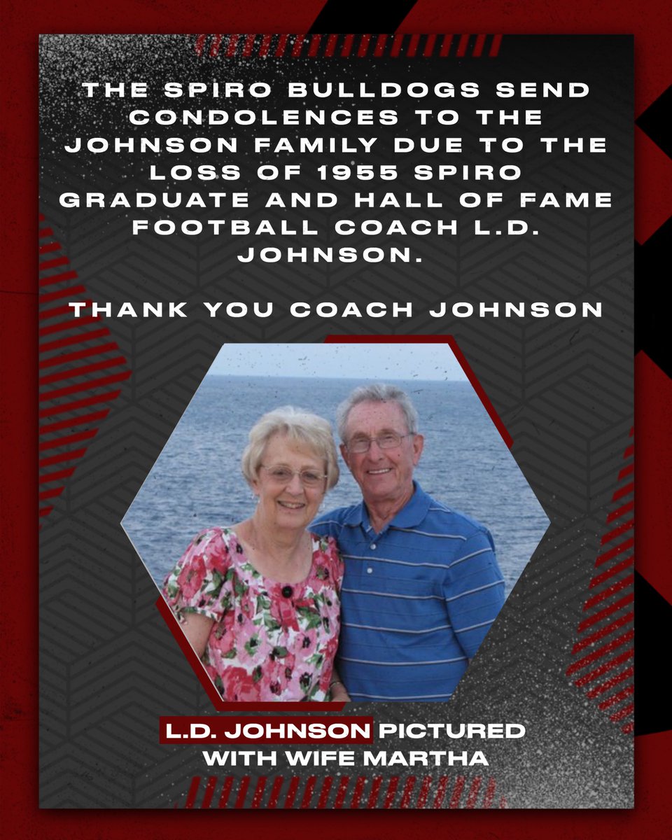 We are sad to lose Hall of Fame Football Coach L.D. Johnson. From 1970 to 1977 Coach Johnson guided the Bulldogs to 64 wins. His impact on our program is felt to this day. Thank you Coach Johnson.