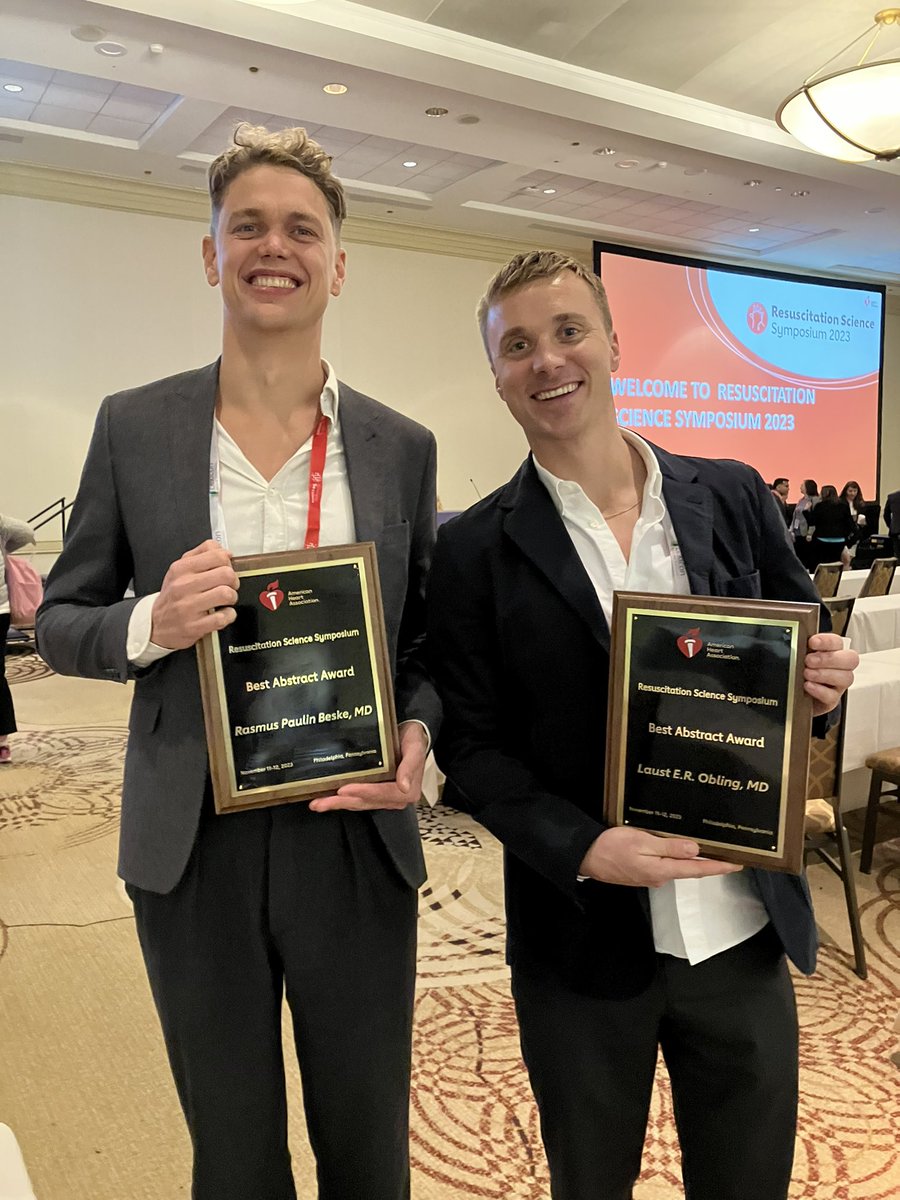 Fredrik Folke (@folkefredrik) on Twitter photo Great presentations at Resuscitation Science AHA - a lot of π©π° presentations! π And so many good colleagues from around the π!
#Resus
<a href="/CopCard/">Copenhagen Cardiovascular Research Center</a>
<a href="/akutberedskabet/">Region Hovedstadens Akutberedskab</a> Great presentations at Resuscitation Science AHA - a lot of π©π° presentations! π And so many good colleagues from around the π!
#Resus
<a href="/CopCard/">Copenhagen Cardiovascular Research Center</a>
<a href="/akutberedskabet/">Region Hovedstadens Akutberedskab</a>