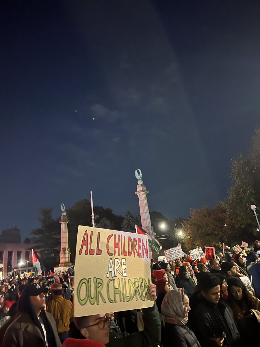 Children’s March for Ceasefire in Brooklyn #ceasefirenow