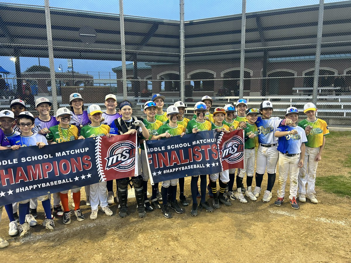 MSMTournament's tweet photo. #happybaseball at the 6th grade championship https://t.co/XBsrCFCsQ0