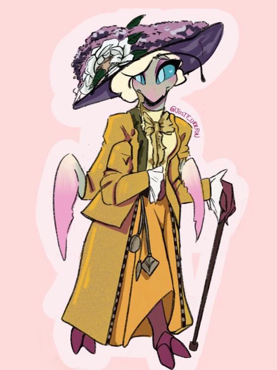 Lollipop as a Mantis in Edwardian style!!