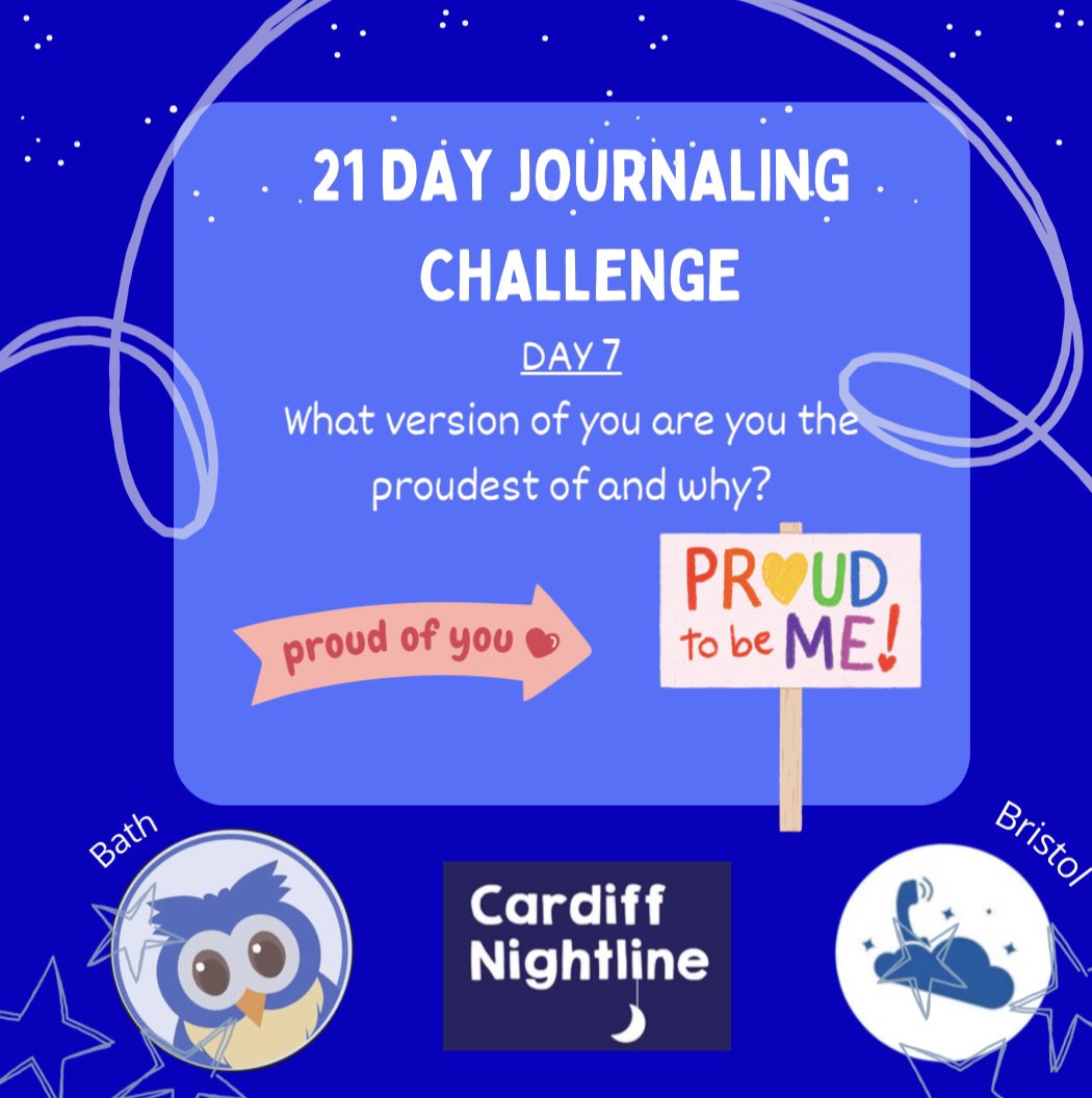Day 7 of the Journaling Challenge!
What version of you are you the most proud of and why?
