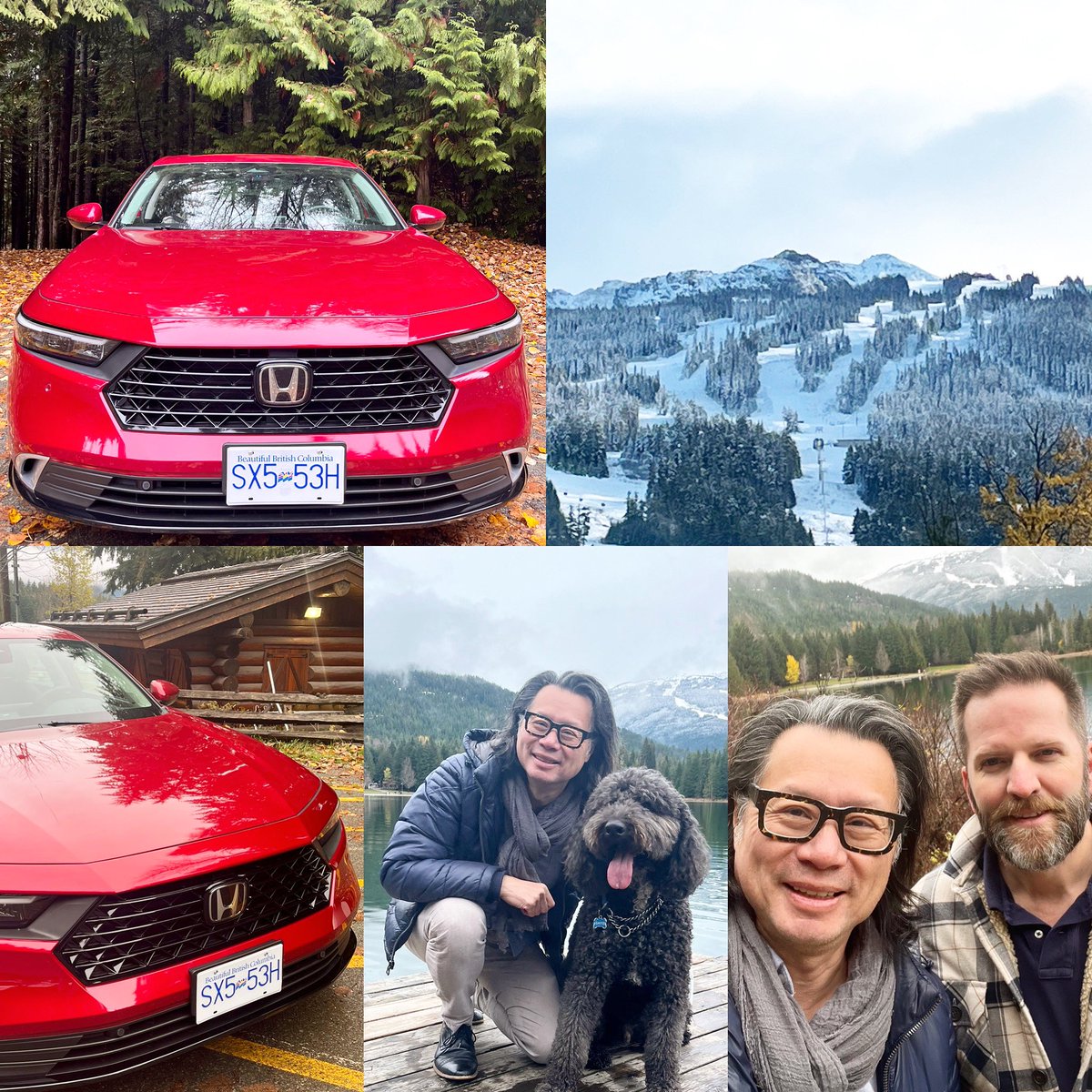 FredAboutTown's tweet image. Perfect colour for our @whistlercornucopia weekend of food and drink. Thank you @HondaCanada and use of your #2023hondaaccordhybrid touring vehicle getting us up here comfortably and safely. #greathandling #greatperformance #lotsofstorage #niceinterior #petfriendly #hondacanada