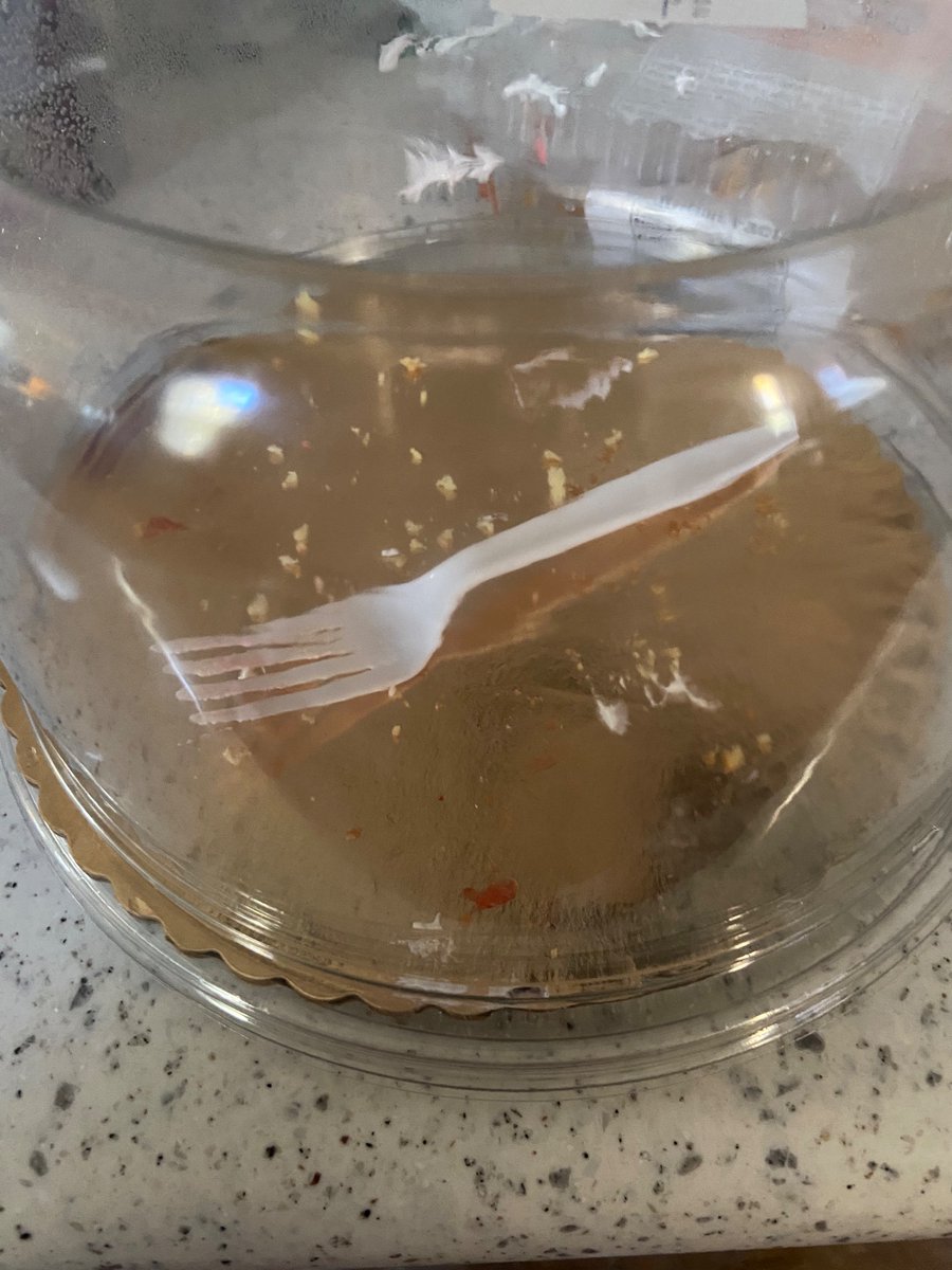 Not feeling too good about myself; just ate an entire cake and sobbed :]