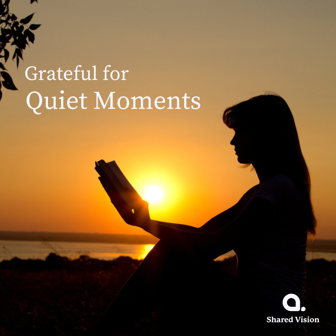 _sharedvision's tweet image. Today we are grateful for the times we can find a peaceful moment. In our busy lives those moments can be far and few between. We all need quiet time and it is often in those moments, our greatest ideas come. 

#Grateful #ThankfulNovember #Reflection #QuietMoments #creativity