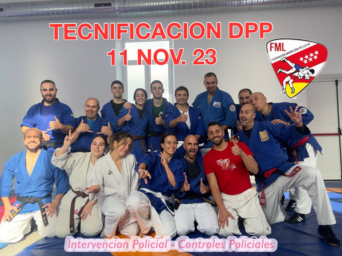 GoshinryuAlcala's tweet photo. ➡️Nueva tecnificación de DPP en Íes San Fernando. 11-11-23.
☑️ Seminario especializado en Intervención Policial - Controles policiales.
⭕️ Dedicación, entrenamiento y diversión buscando el aprendizaje.
‼️recuerda trabaja con profesionales.
👇🏻👇🏻👇🏻👇🏻
www. https://t.co/cf0wOQaZXQ https://t.co/DOJzyBWcDy