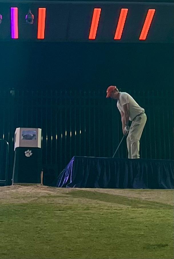 The most exciting 25 seconds in golf! 
Teeing off at Howard's Rock!
Stadium Golf Tour at Clemson 12/7-10.