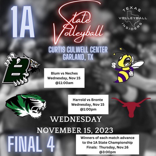 IT’S THE MOST WONDERFUL TIME OF THE YEAR!!! Congratulations to the 6A-1A Final 4 teams that are headed to Garland this week!  We hope to see you in Garland!  Let’s go! <a href="/uiltexas/">Texas UIL</a> <a href="/AustinTGCA/">TGCA</a> <a href="/THSCAcoaches/">THSCA</a> <a href="/uilstatesports/">UIL STATE CHAMPIONSHIPS</a>