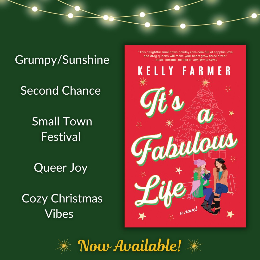 IT’S A FABULOUS LIFE is the perfect gift this holiday season...especially for yourself! 🎄💖
Available in trade paperback, ebook and audiobook. (Link in bio)
✨
✨
#ChristmasRomance #HolidayRomance #RomCom #SapphicBooks #LesFic #QueerRomance #RomanceBooks #AmReadingRomance