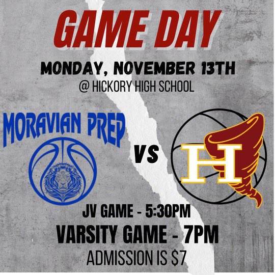 danielwillis20's tweet photo. Get there early! Cash ONLY $7 at the gate! @Eliellis25 @hickoryhoops828 @HkyAthletics @moravianprepnat https://t.co/jo0dOfpMDc
