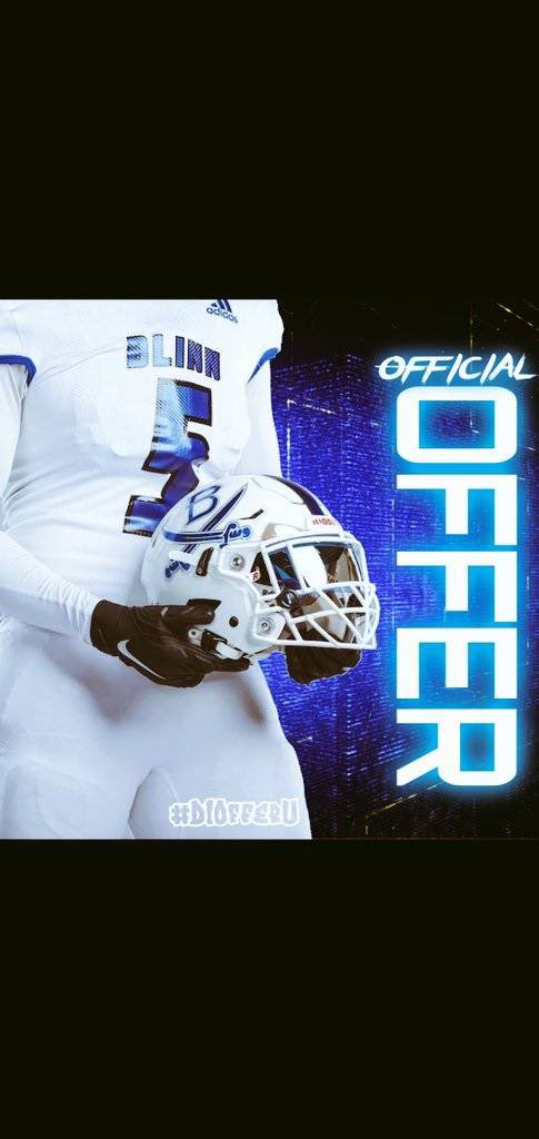 After a great conversation with <a href="/DrewColemanSr30/">Coach Drew Coleman Sr</a> I’m blessed to receive my 1st offer from Blinn College!! <a href="/CoachAdkins34/">Kevin Adkins</a> <a href="/WildcatParis/">Paris Wildcat Football</a> <a href="/Cat_Performance/">Matt Green</a>