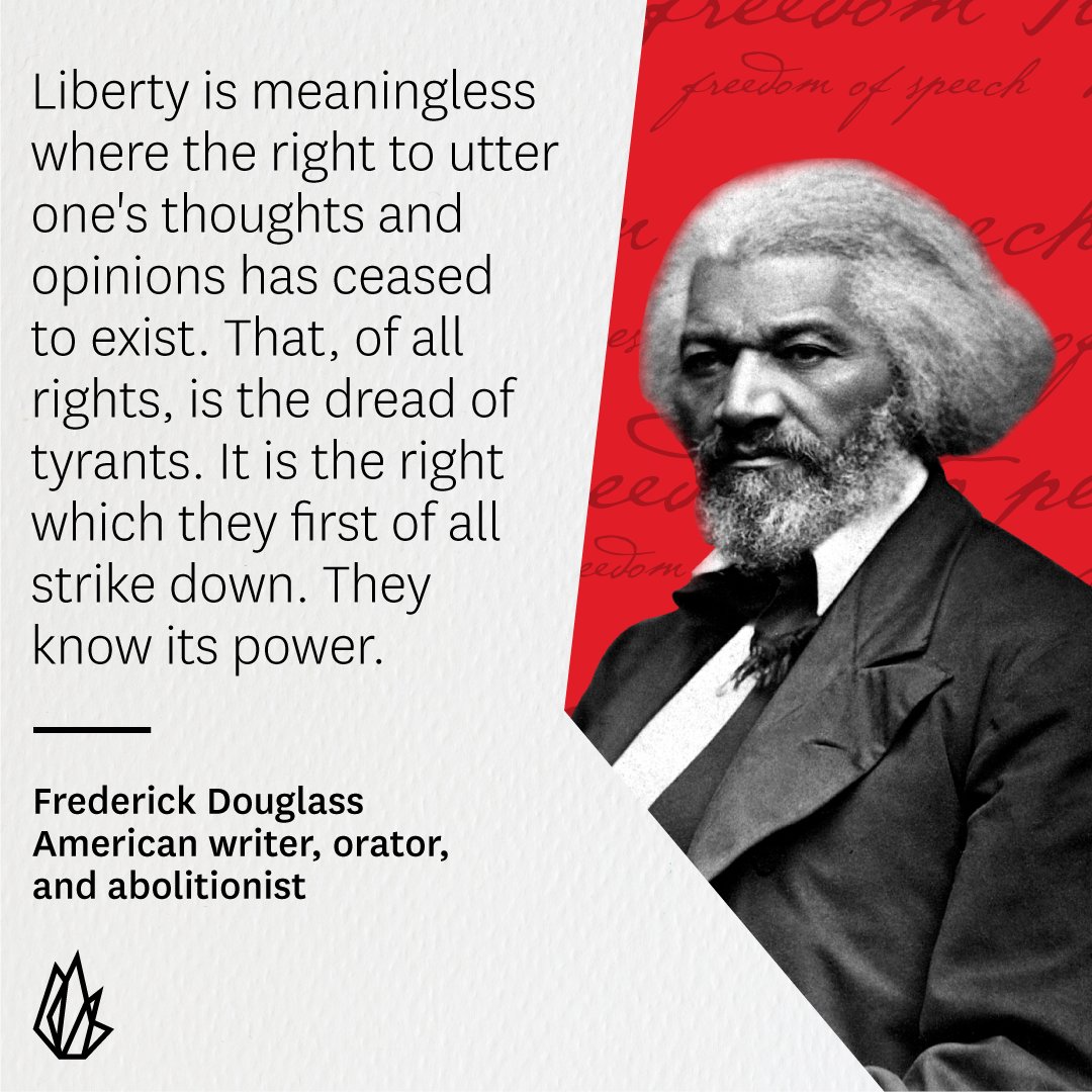 TheFIREorg's tweet image. Free speech is the dread of tyrants.

It's the first right they knock down, for they know its power. 👏 🇺🇸