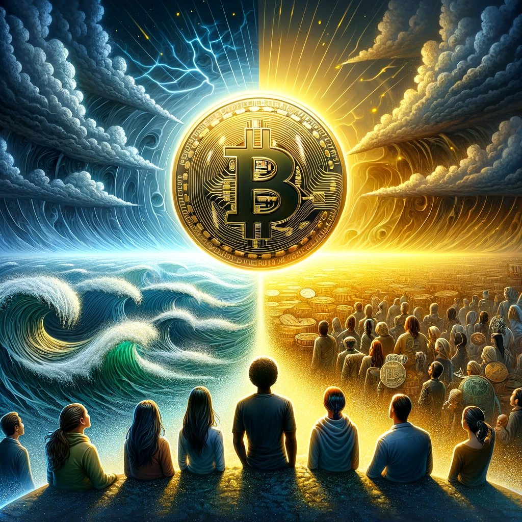 In a world of uncertainty, #Bitcoin offers a new hope. It's more than money; it's a movement towards a more transparent financial future. #BitcoinMovement #CryptoChange