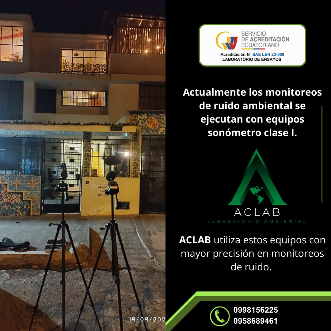 ACLABCALIDAD's tweet photo. El SAE ha exigido el uso de equipos de clase I para ensayos de ruido bajo la norma ISO 1996. 

Para conocer más acerca de esta exigencia solicita aclaraciones con el Servicio de Acreditación Ecuatoriana. https://t.co/uElPuvhHJA