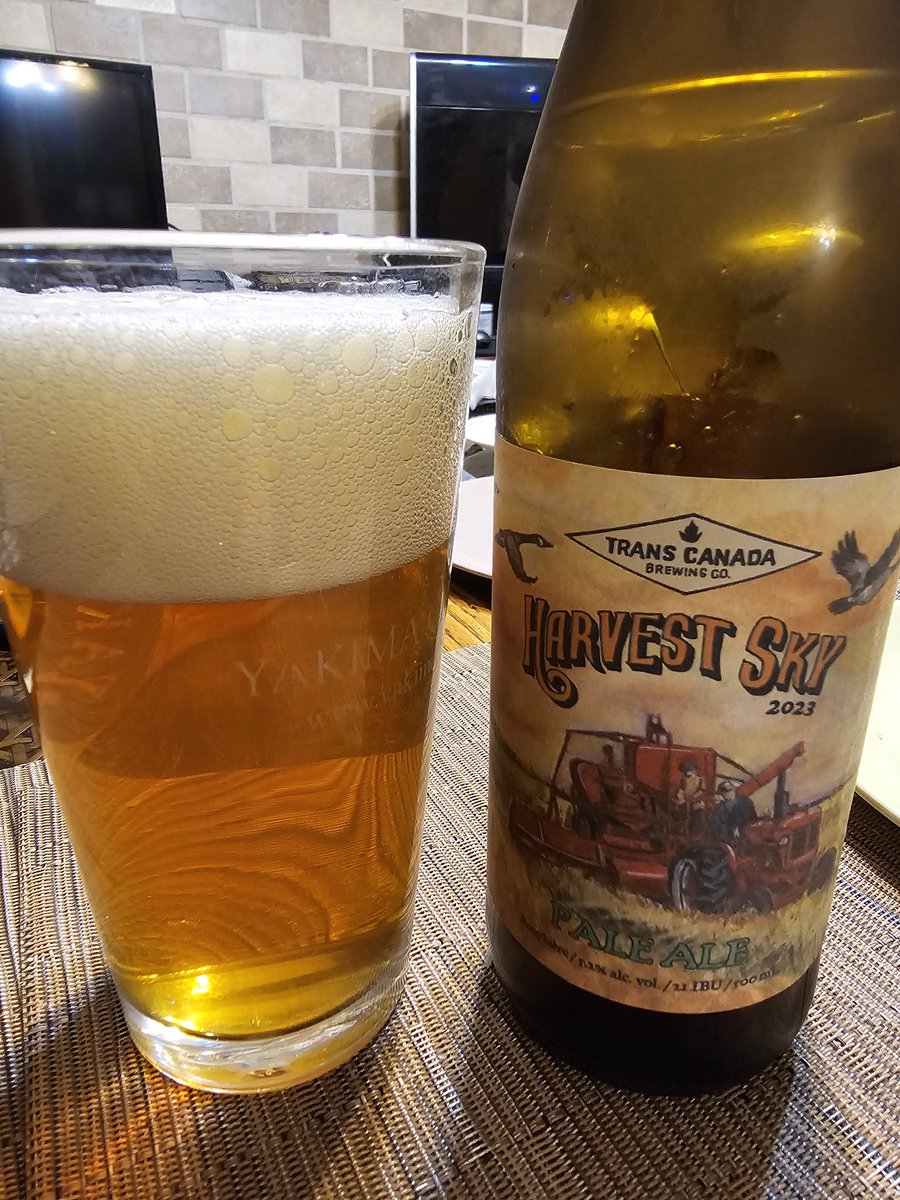 Hop harvest seems a distant past, but beers like this remind me of  how grateful we are to have local support every year from <a href="/transcanadabrew/">Trans Canada Brewing</a>