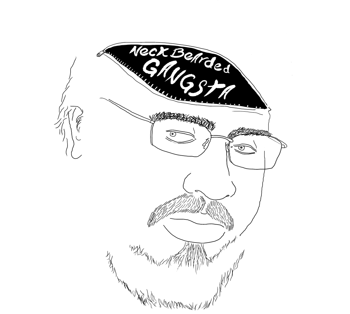 DrawnIn's tweet photo. Older self portrait https://t.co/n4HZVdXT5T