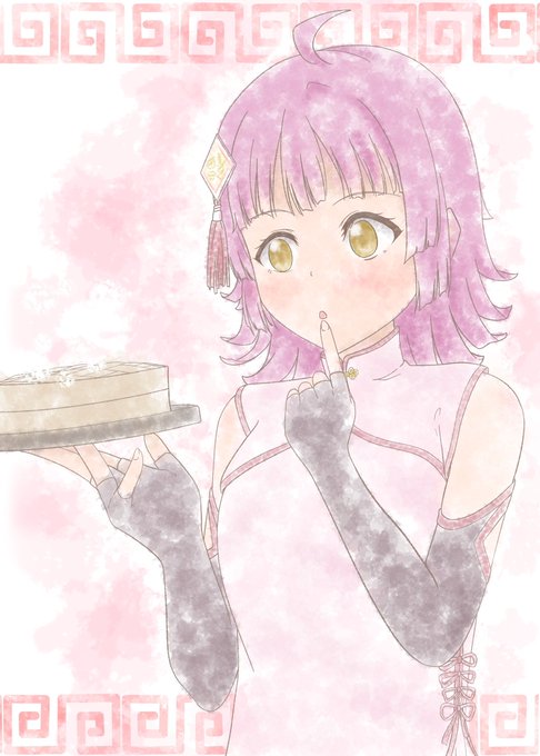 りなりー誕生日おめでとう!!!!去年のイラストだけどおめでとう #天王寺璃奈生誕祭2023 
