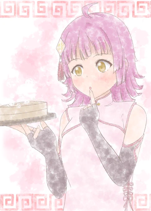 りなりー誕生日おめでとう!!!!去年のイラストだけどおめでとう #天王寺璃奈生誕祭2023 