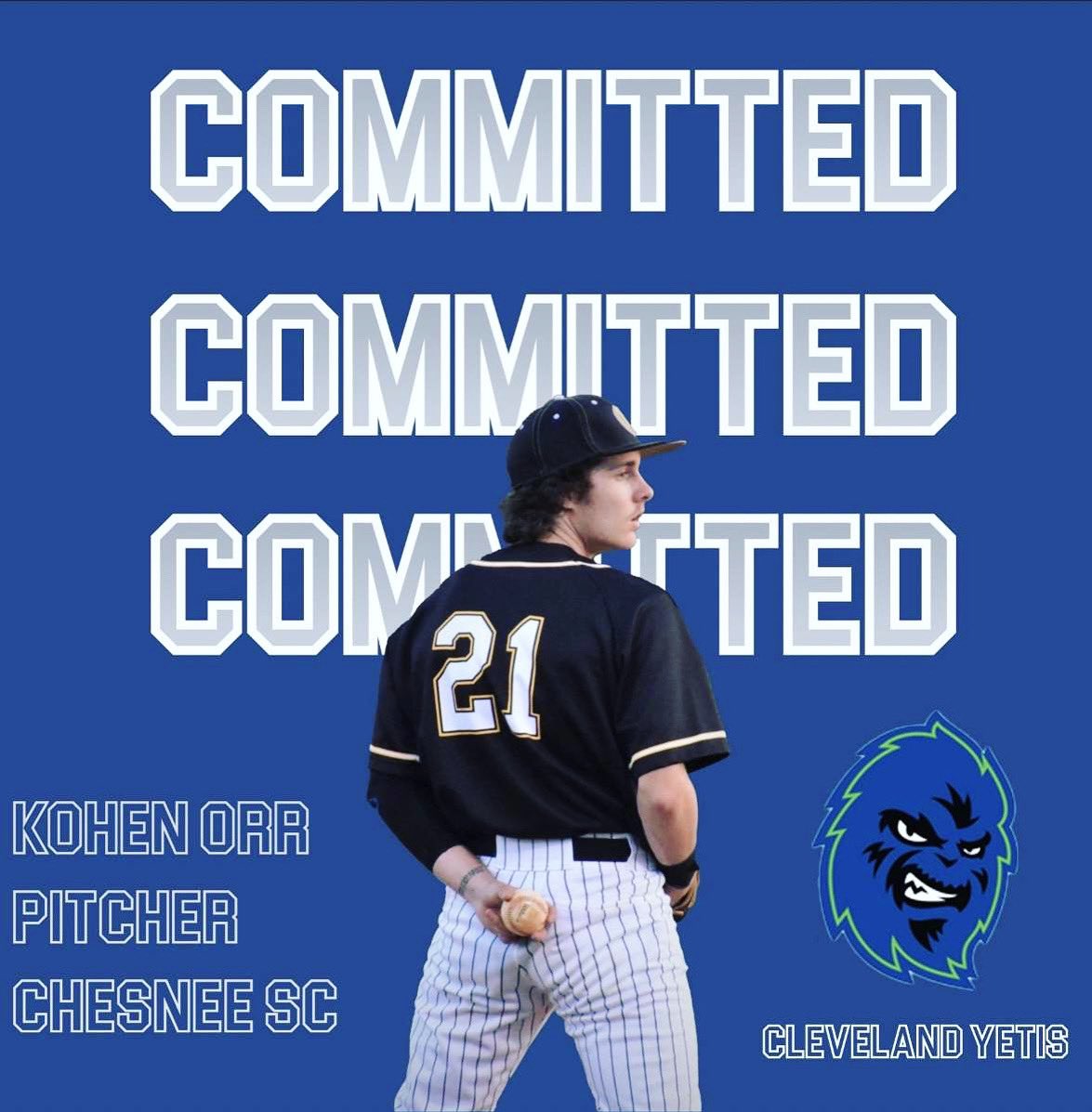 kohen orr (@orrkohen) on Twitter photo I’m blessed to make my decision to further my academic and baseball career at Cleveland Community College! I want to give thanks for everyone involved in my journey and God for allowing me to be here. Go yetis! <a href="/5_jrg/">John Grigg</a> <a href="/a_bridges13/">Avery Bridges, CSCS</a> <a href="/SA_Showcase/">Southern Athletics</a> <a href="/ChesneeBaseball/">Chesnee Baseball</a> <a href="/bmrenfrow/">Ben Renfrow</a> I’m blessed to make my decision to further my academic and baseball career at Cleveland Community College! I want to give thanks for everyone involved in my journey and God for allowing me to be here. Go yetis! <a href="/5_jrg/">John Grigg</a> <a href="/a_bridges13/">Avery Bridges, CSCS</a> <a href="/SA_Showcase/">Southern Athletics</a> <a href="/ChesneeBaseball/">Chesnee Baseball</a> <a href="/bmrenfrow/">Ben Renfrow</a>