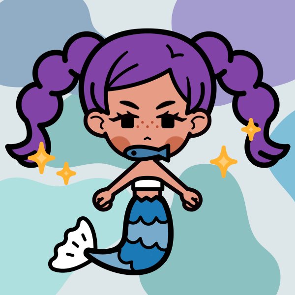 「chibi mermaid」 illustration images(Latest)