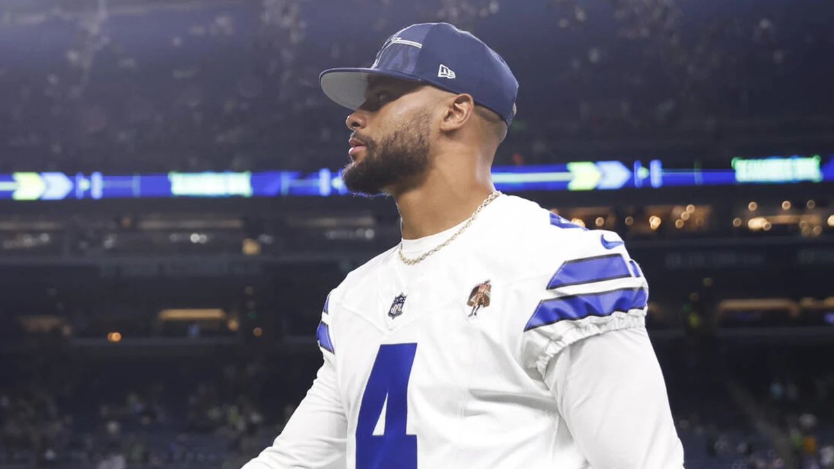N1ckSTC's tweet image. Dak Prescott Today:

26/35 
404 Passing Yards
5 Total TDs
138.8 Passer Rating
My QB 🗣️🔥