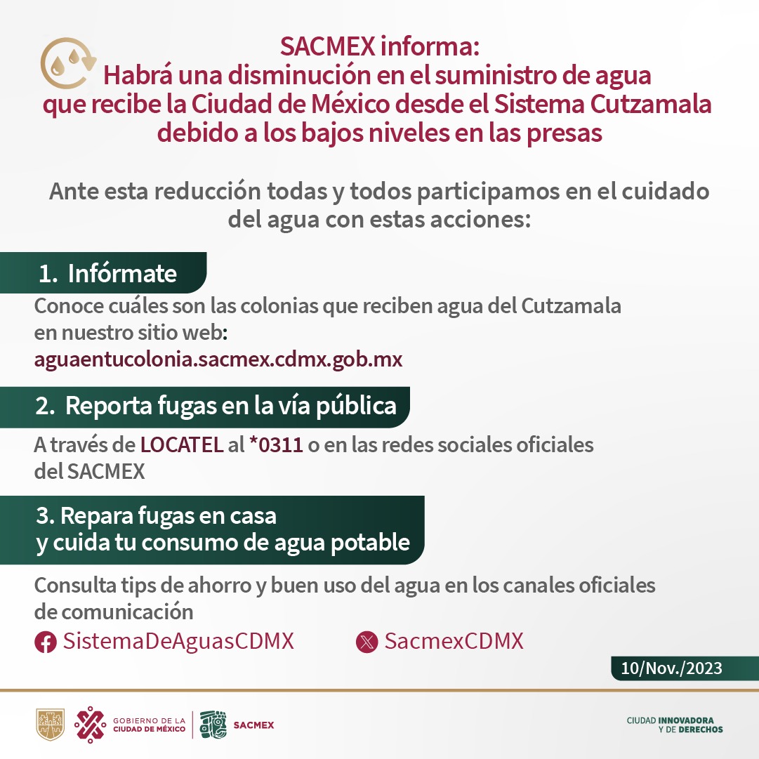 Secretaría de Gestión Integral del Agua tweet media