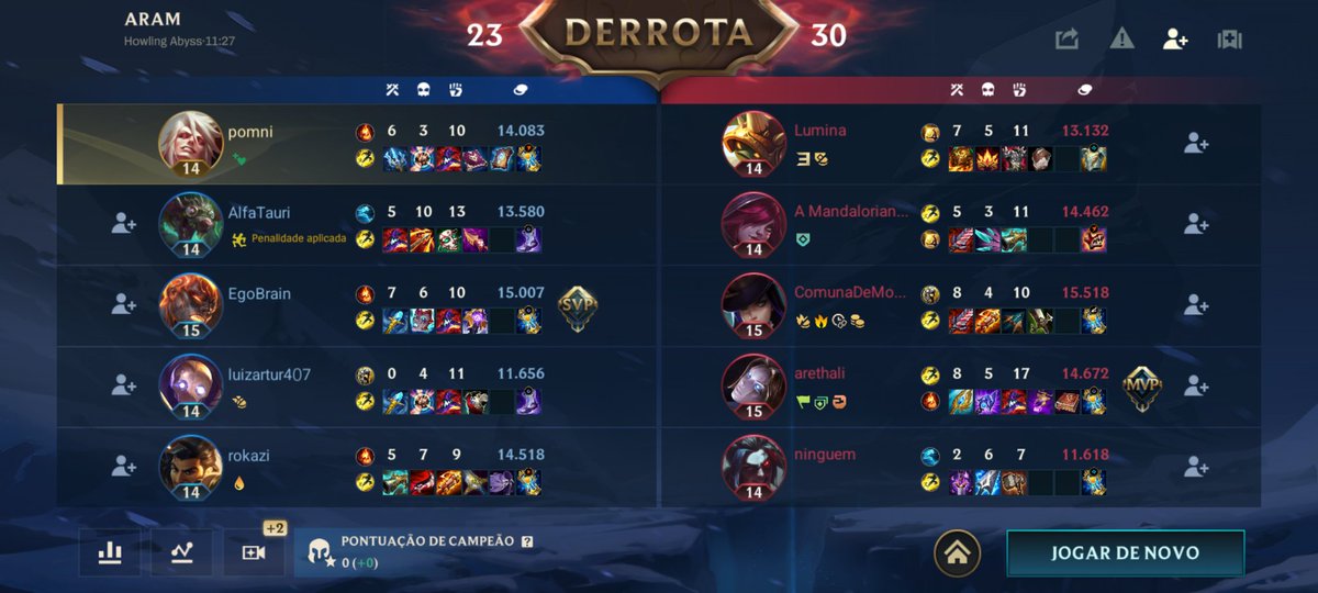 champ novo é engraçadinho ne