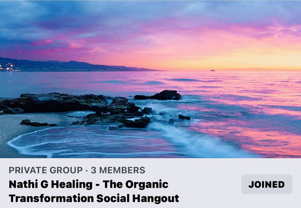 Dear Friends, i hope you're having a wonderful moment. Pls join our brand new social hangout group as we expand - transitioning and organically moving into our natural state of being. ✨💫

Healing - Wellness 🍀

See you on the other side 
facebook.com/groups/1466285… ☘️🦋🧘🏿‍♂️🧘🏿🍀📚✨💫