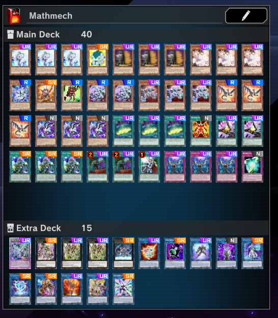 Scarblack_'s tweet photo. TOP 8 with Mathmech DON'T YOU EVER TELL ME again THIS IS A CYBERSE pile it's pure Mathmech bro also please ban Chaos Ruler thanks.
see you next week
#MCSWeek3 https://t.co/HwekoFwYOw