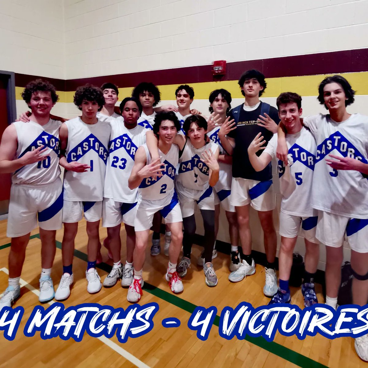 Bonne fin de semaine pour nos Castors au tournoi des Hartland Huskies!! 4 victoire et aucune défaite.

#gocastors