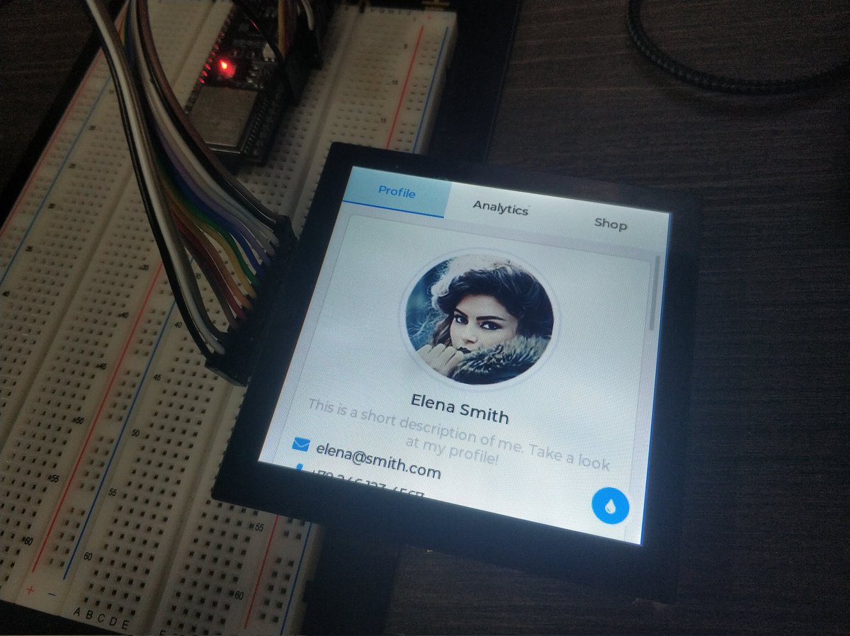 BirdTechstep's tweet image. IPS ST7796 320*320 Touch FT6336 size 3.92&quot;