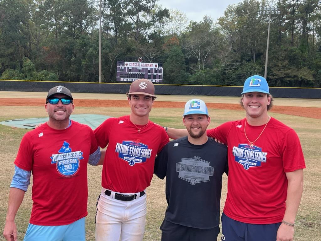 Some of our Gulf Coast Staff with  Tampa, FL native and @CoyoteSouthBSB commitment @addyscott_ @CSA_Training