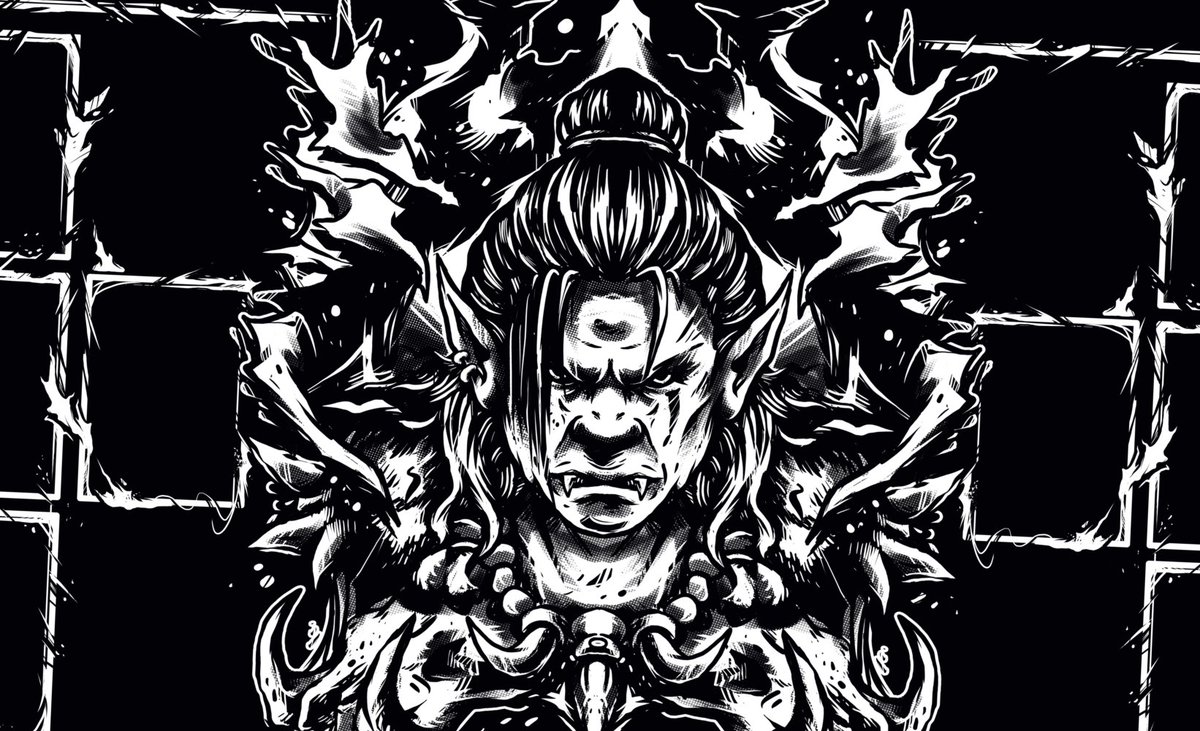 PapyrCollective's tweet photo. Time to give some love to our #fabtcg #brutenation!
Check out our Rhinar fanart playmat design in our Blackout style!
---
Available now on Etsy: 
https://t.co/iXMQ89U8v5 https://t.co/3HZNmgtWe0