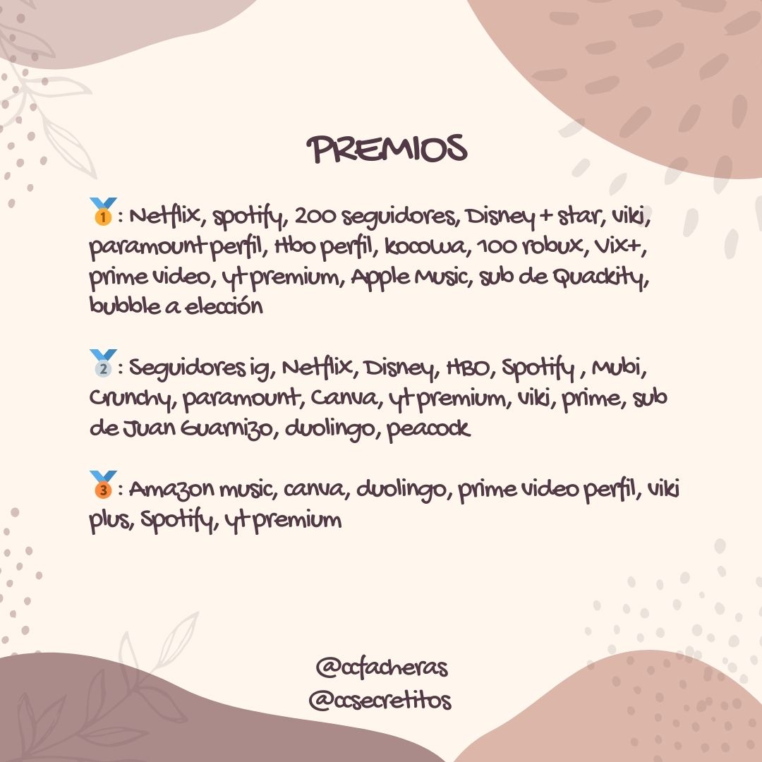 Hola, el día de hoy para celebrar los 24k de seguidores quisimos hacer un sorteo de cuentas con ayuda de otro cc el cual nos las estará brindando.
En la siguiente imagen les dejaré los pasos a seguir y que premios se estará dando.

¡Gracias por tokio!

atte. ⚡️🐈🦔🥥🦍🦦🐶🐼