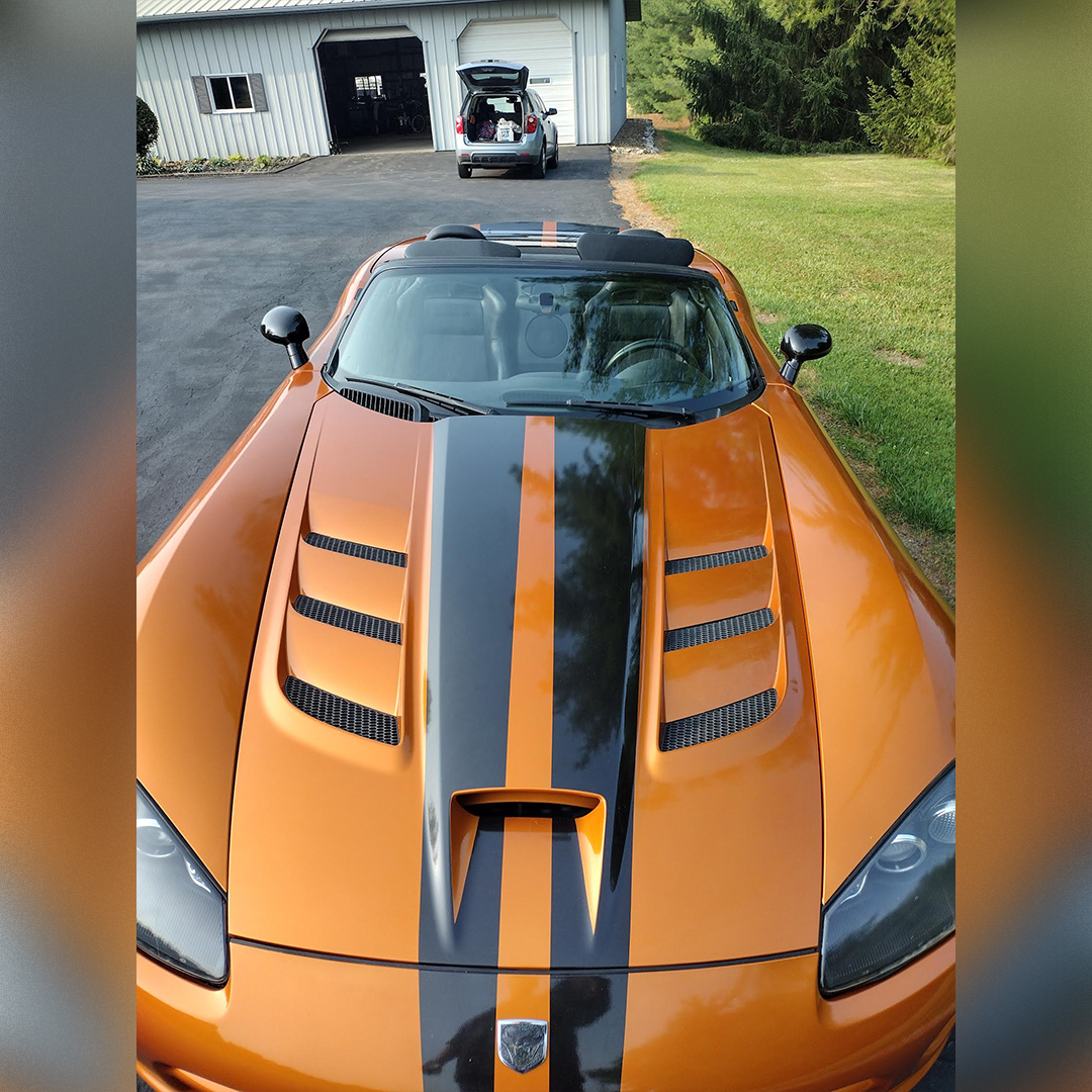 MetroRestyling's tweet photo. Check out this incredible wrap job that is Brad Young's stunning 3M 1080 Gloss Liquid Copper Dodge Viper SRT, a true masterpiece crafted by the extraordinary members of Spitfire Graphics & Wraps LLC! ๐๐ฅ
#metrorestyling #paintisdead #VinylWrappedWonders #CustomCarWraps https://t.co/GHAIFvGevD