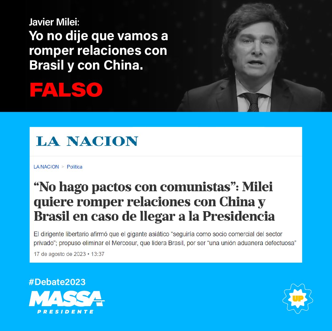 #Debate2023 • #MassaPresidente 🇦🇷