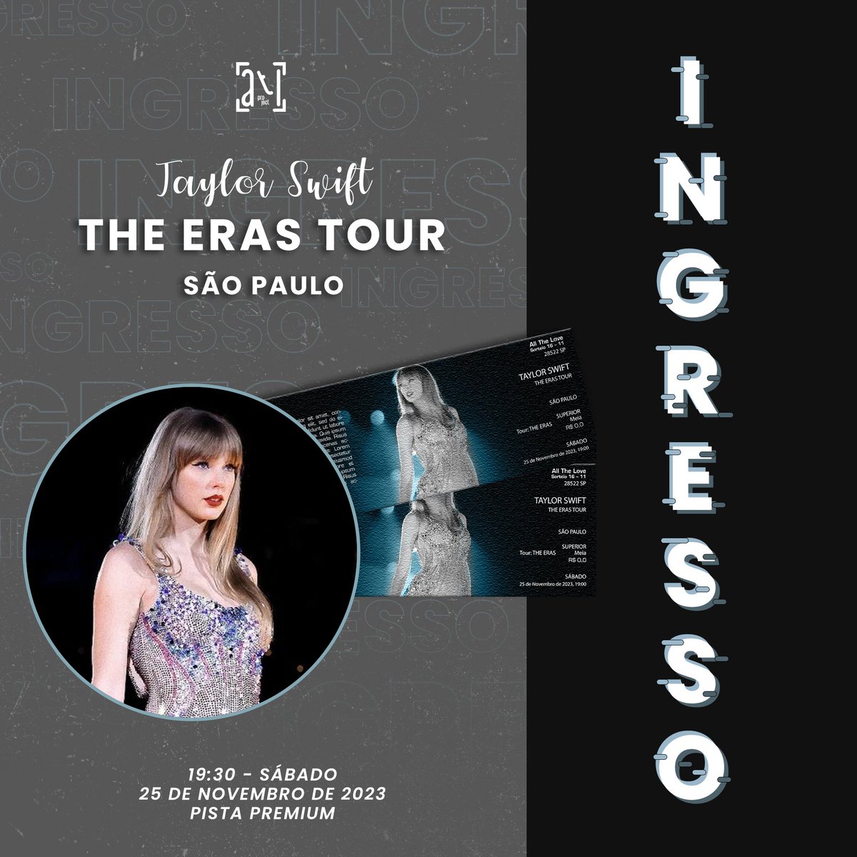 alloveproject's tweet photo. 🐈 DOAÇÃO DE INGRESSO PARA O SHOW DA TAYLOR SWIFT EM SÃO PAULO DIA 25/11 🐈

⚠️ Atenção às regras colocadas no banner;

• Quem nos chamar na dm será DESCLASSIFICADO da doação. 

• Encerramento 19/11 https://t.co/jl11CkJXy4