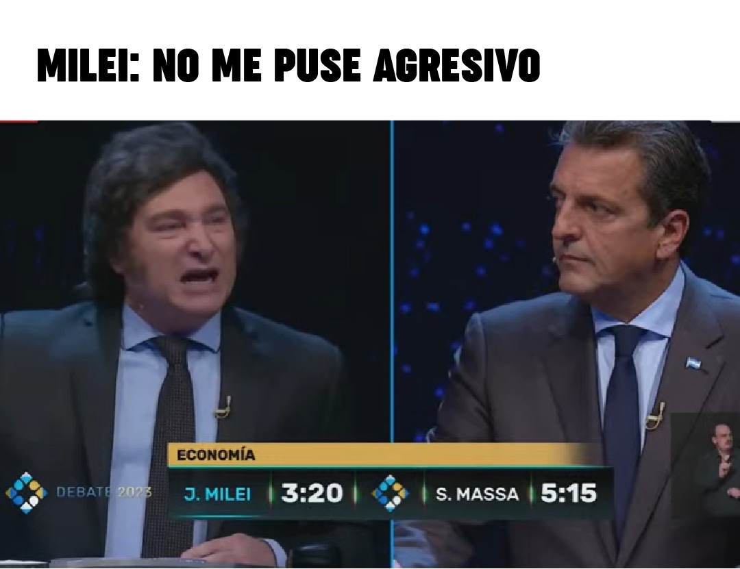 SoloLCrecia's tweet photo. Necesitamos un presidente que no quiera exterminar a nadie. Por una Argentina sin violencias #MassaPresidente 
#Debate2023 https://t.co/wE8YAYCVO2