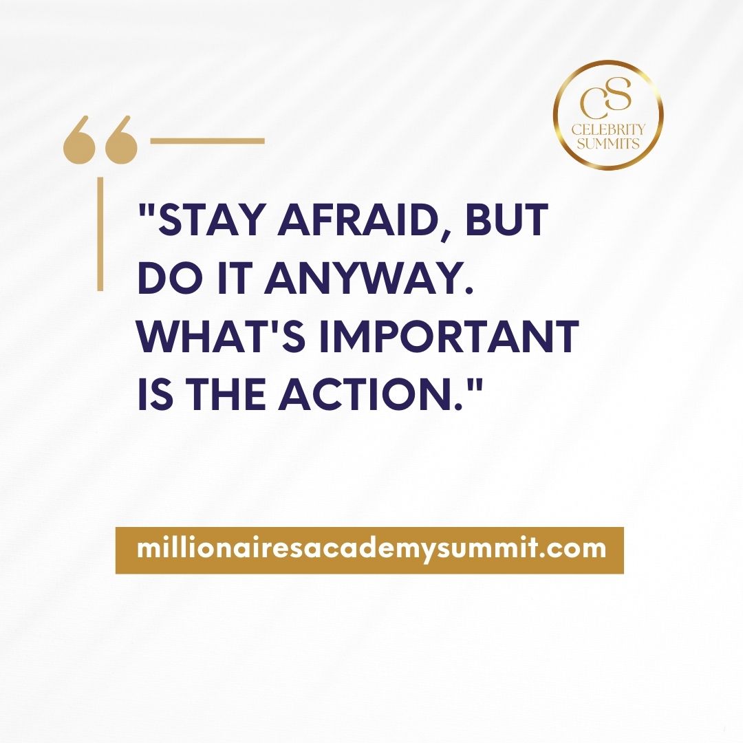 "Stay afraid, but do it anyway. What's important is the action."

Take action and Discover How To Rapidly Scale Your Business

Register for FREE here 👇👇
rfr.bz/t7flssj

#Free #Onlinesummit #Millionairesummit #Millionaires