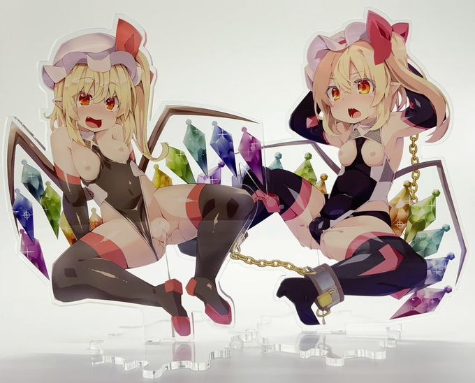 秋季例大祭お疲れ様でした
2～3枚ずつ余剰がでたので販売再開しておきます
コミケ102合わせ拘束フランちゃんアクリルフィギュア
https://t.co/OgCOzfz7Fm
秋季例大祭合わせ発情フランちゃんアクリルフィギュア
https://t.co/X3uJbSHXWs #booth_pm 