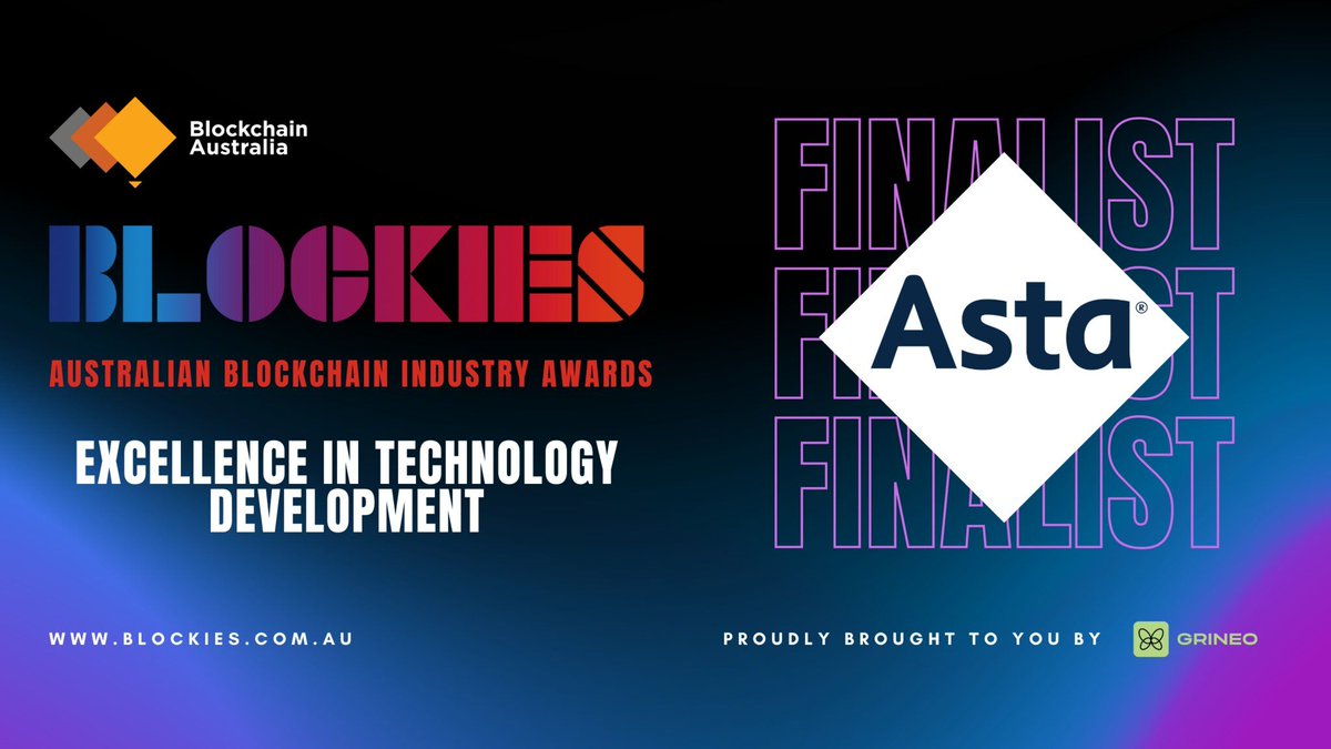 astasolutions's tweet photo. ๐ฅณ With great pride, we announce that we have won in the 'Excellence in Technology Development' category at the #Blockies awards presented by @BlockchainAUS!
๐ We thank the judges for the award, and our clients who are the cornerstone of this success!
#Awards #IT #technology https://t.co/4JJ0B0fIt0